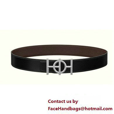 Hermes Ulysse belt buckle & Reversible leather strap 38 mm 04 2023
